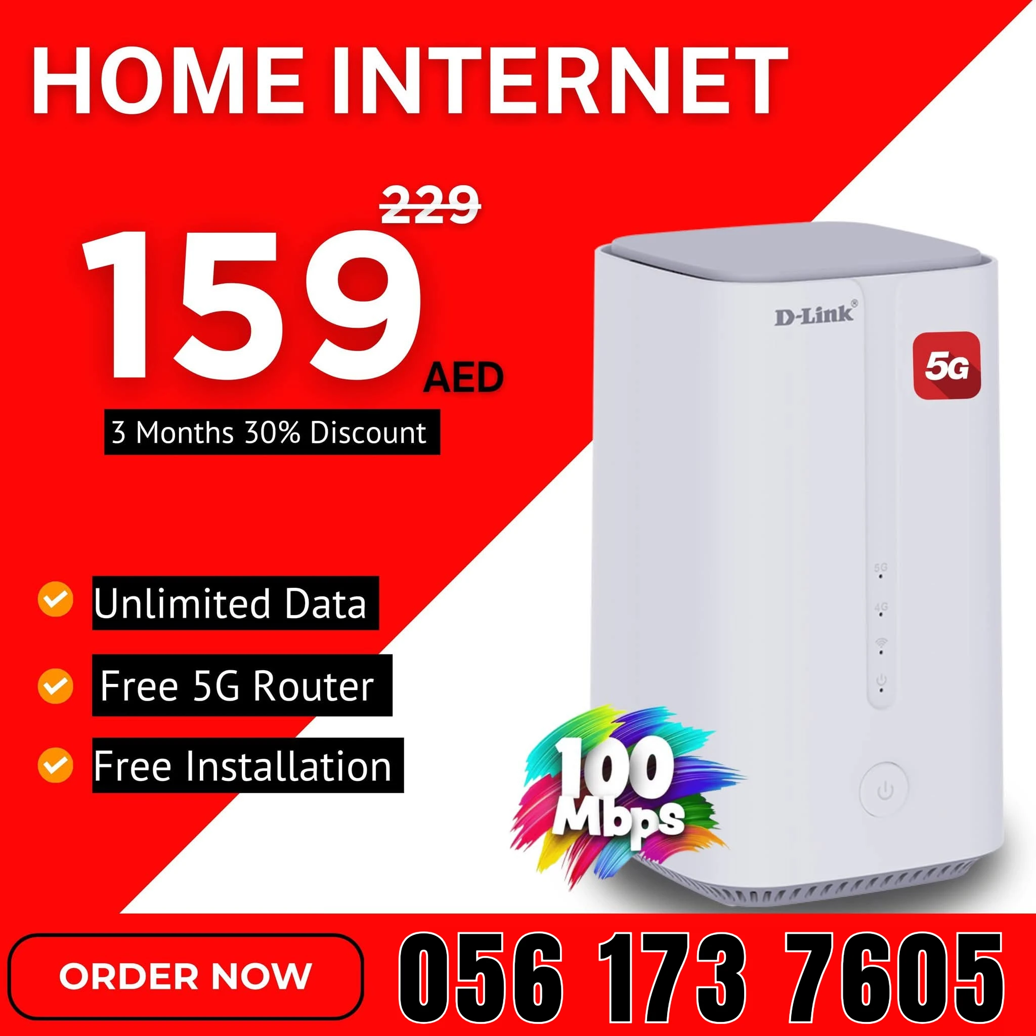 New etisalat home internet service