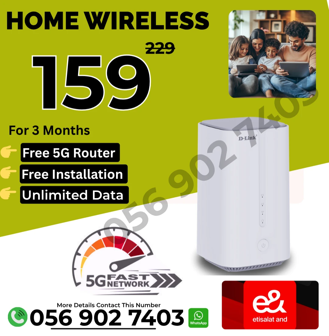 Etisalat Home Wifi Connection