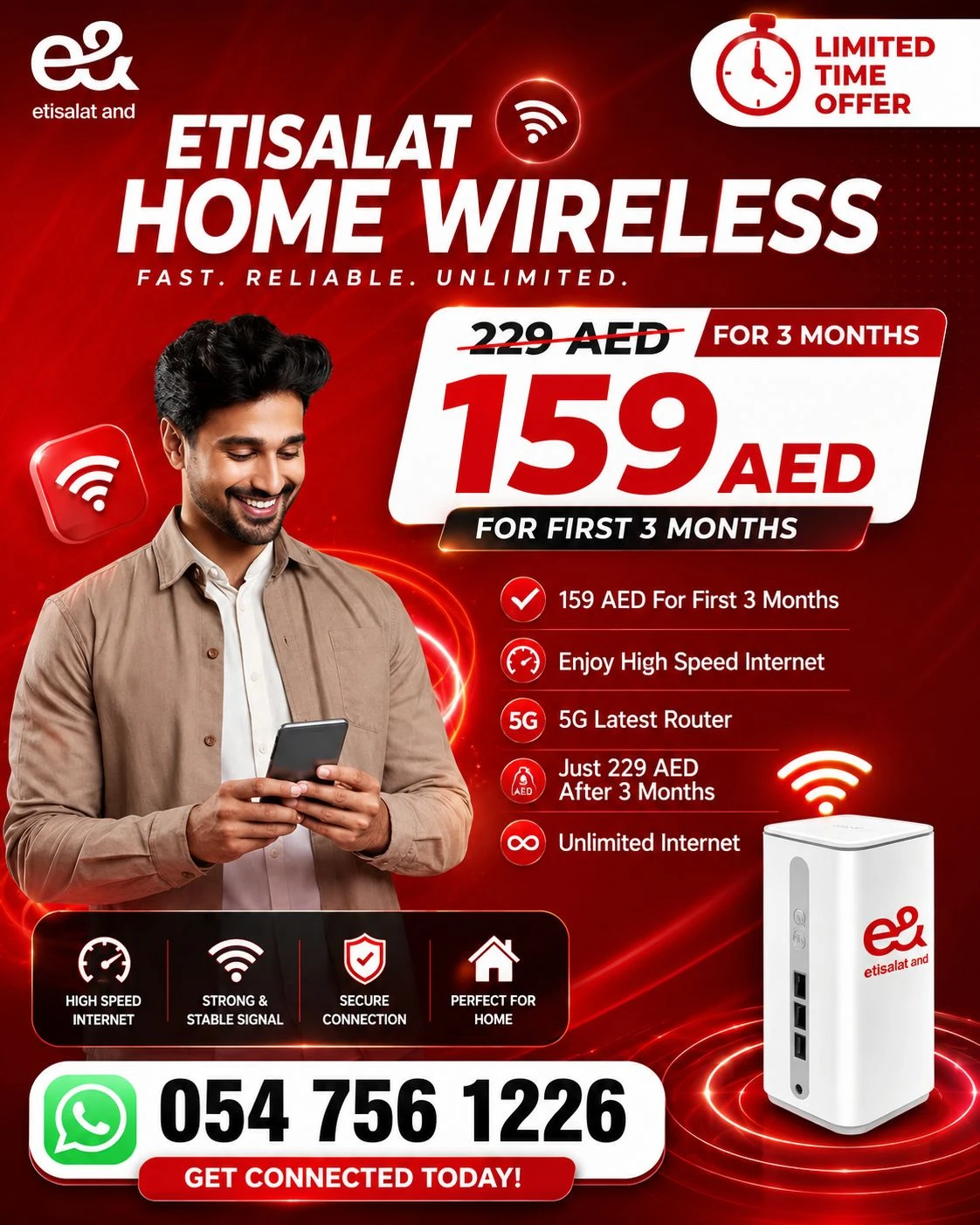 5G Home WiFi internet connection