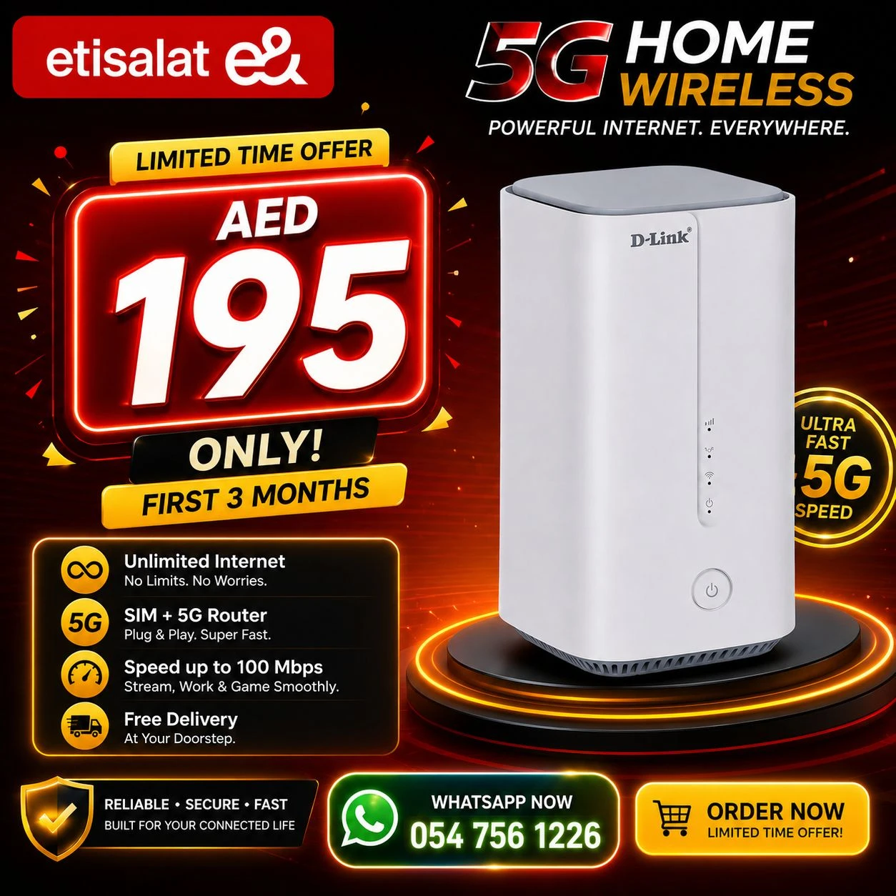 Etisalat Home WiFi internet