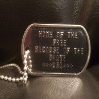 Military Dog Tag Souvenir