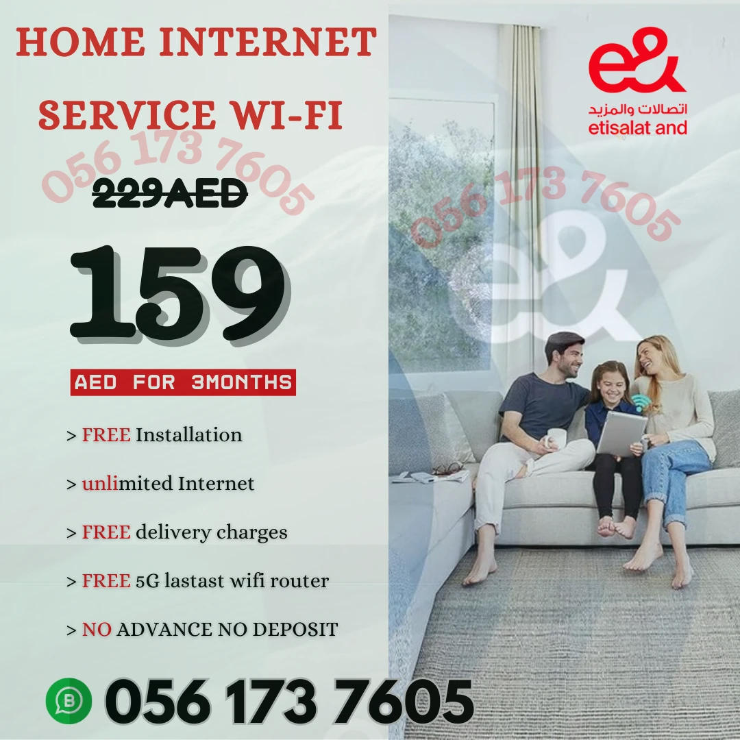 etisalat home internet service Wi-Fi Connections