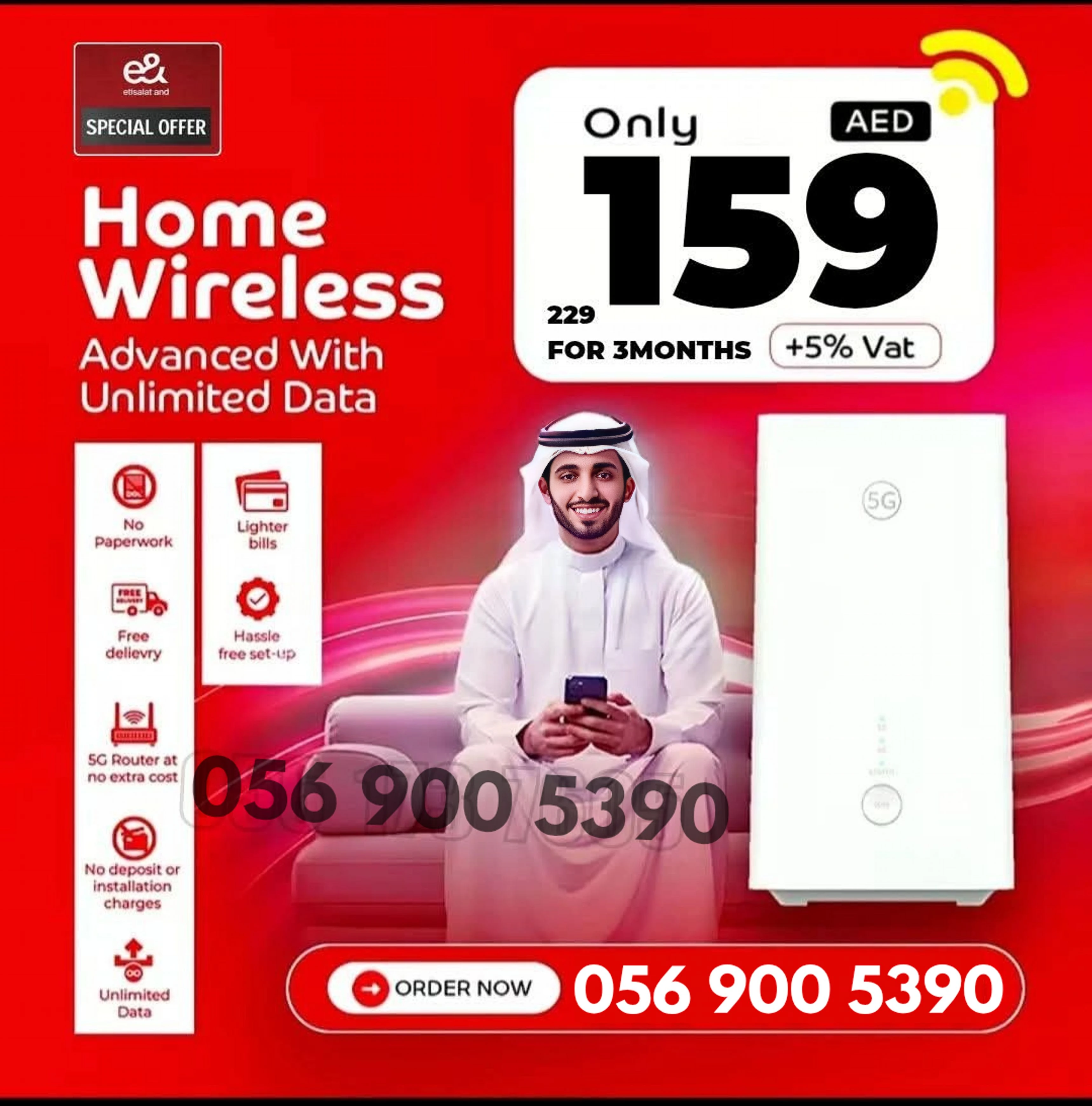 Etisalat WiFi New Offer Wireless 5G