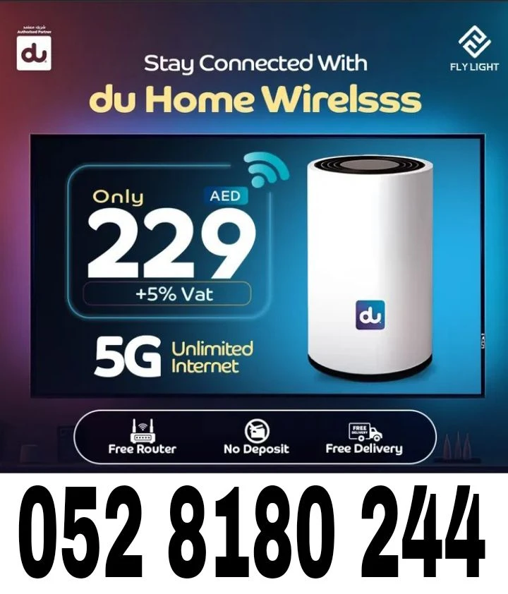 5G Du Home WiFi internet