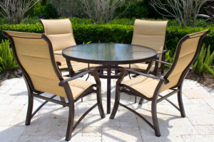 Patio table set