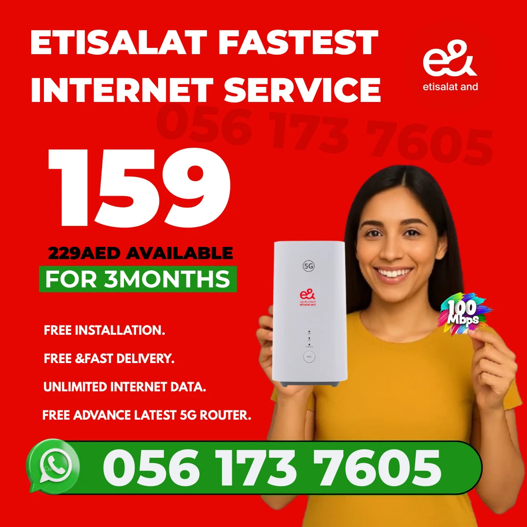 etisalat home Internet service