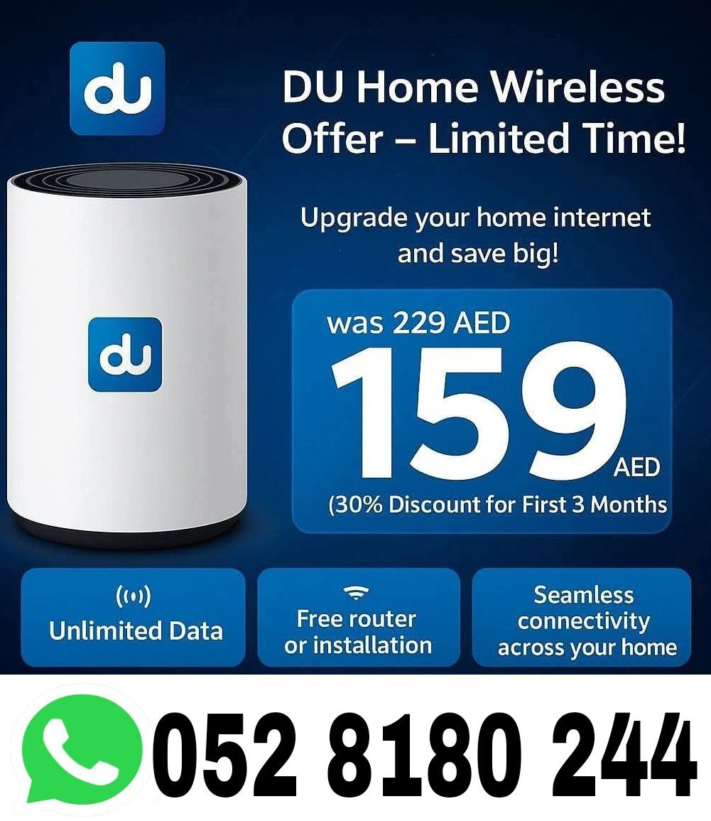 DU HOME WIFI INTERNET CONNECTION