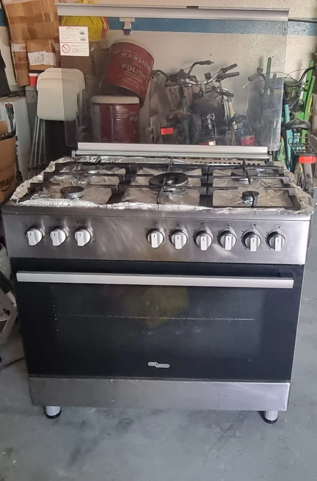 Super General 90X60 Cm 5 Burner Cooking Range